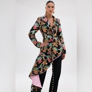 Akira STEPPING OUT ASYMMETRICAL BLAZER XL